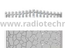 Забор бетонный ПО-108  «скала»